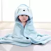 Toalha de banho com capuz animal para bebês, cobertor macio, envoltório Swaddle para dormir quente para meninos e meninas, roupão infantil