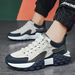 Tênis ortopédicos leves para homens, calçados esportivos, corrida, caminhada, lazer, sapatos para pais, versátil, aumento de altura, antiderrapante, sola grossa na internet