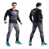 Rashguard super t-camisa masculina de manga longa compressão apertado fitness gym esportes impressão digital correndo agasalho herói jerseys