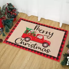 Tapete ao ar livre da porta do Natal, tapete de Papai Noel, casar decorações do Natal para a casa, ornamento do Xmas, presentes do ano novo, 2025, 2025 na internet