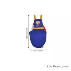 Lavável papagaio fralda, pássaro fisiológico fralda, calopsita, pombos, pequeno médio grande pet aves roupas terno voo, fralda - comprar online