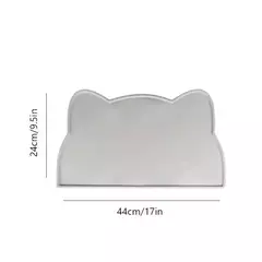 Imagem do Tapete de alimentação para cães e gatos, tapete de silicone para comida de gato, antiderrapante, à prova d'água, lavável, à prova de derramamento, suprimentos para animais de estimação
