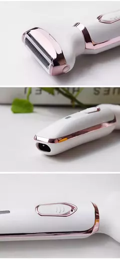 Depilador elétrico indolor para mulheres, biquíni, sobrancelha, nariz, senhora aparador, remoção facial do cabelo, cara, corpo, Shaver fêmea, Depilator, 4 em 1