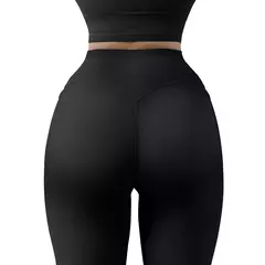 Leggings de ioga de cintura alta com bolsos para mulheres, roupas corrida, calças justas de ginástica, esportes, fitness, 2021