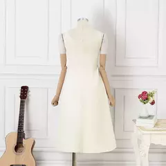 Imagem do ZANZEA-Vestido Regular Feminino Sem Mangas, Vintage, Vestidos Linha A, Robe de Cintura, Casual, Colarinho Quadrado, Midi Robe, Feriado, Verão, 2022