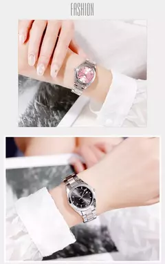 Skmei-relógio de quartzo de luxo feminino, movimento japão, simples, fashion, feminino, 1620 - comprar online