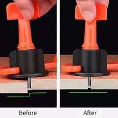 51 pçs sistema de nivelamento telha piso clipes espaçadores porcelana cerâmica nivelador kit para telha colocando parede fixação ferramentas construção - Wolf Magazine