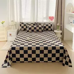 Lençóis de cama macios de alta qualidade, lençóis queen size, top de impressão, gêmeo, rainha, rei, lençóis planos, colcha - Wolf Magazine