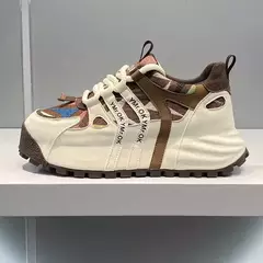 Primavera outono novos tênis masculinos de luxo alto fundo grosso juventude sapatos casuais confortáveis duráveis respirável tênis de corrida esportes - comprar online