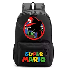 Imagem do Mochilas Super Mario Bros para homens e mulheres, Saco Princesa Peach Luigi, Impressão Gráfica de Personagem de Cartoon, Mochila Kawaii, Mochilas escolares