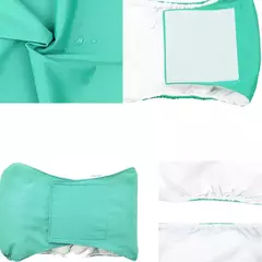 Masculino cão envoltório filhote de cachorro animal de estimação masculino cão calças fisiológicas roupa interior sanitária barriga banda fraldas pano algodão fralda envoltórios para menino cão - comprar online