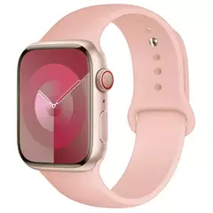 Pulseira de Silicone para Apple Watch, Pulseira Esportiva, iWatch Series 8, 7, 6 na internet