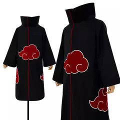 Imagem do HOLOUN Anime Uchiha Itachi Uchiha Sasuke Cosplay Bordado Hawk Equipe Manto Dor Konan Sasori Natal