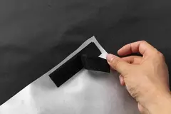 Cortina de blecaute removível para viagens 100% blecaute, Película para janela portátil mais escura, pano DIY temporário, sem broca