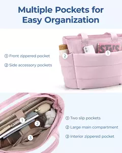 BAGSMART-Bolsa de ombro de cor sólida para mulheres, bolsas femininas, lazer, simples, Mommy Go Out, Tote, Novo, 2024 na internet