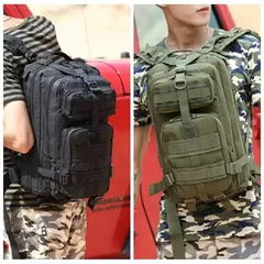 Classic Tactical Camouflage Nylon Backpack, Travel Sports Bag, Escalada ao ar livre, caça, pesca, caminhadas, 3P Pack - loja online
