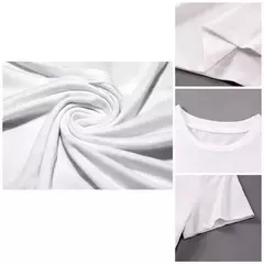 Camiseta feminina branca de manga curta com gola redonda, camisa de algodão confortável, camiseta casual, estampa cereja, adequada para o verão, nova, 2024 - comprar online