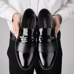 Sapatos de couro masculino, Formal Oxfords, Clássicos, Pontudo, Vestido, Casamento, Negócios, Casual, Escritório, Trabalhar - Wolf Magazine