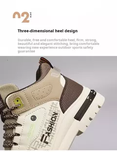 Tênis casual vulcanizado masculino, sola macia, tênis esportivo para caminhada, ao ar livre, masculino, outono na internet