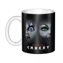 Personalizado horror assassino chucky canecas de café diy filme do jogo da cria na internet
