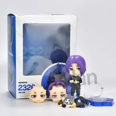 Aixlan # 2326 Mikage Reo # 2327 Rin Itoshi # 1998 Isagi Yoichi PVC Action Figure BLUE LOCK Amine Presente de Natal Brinquedos colecionáveis