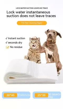Pet descartável xixi papel cão xixi almofada sucção fralda desodorização pet gato treinamento suprimentos de toalete, acessórios de limpeza na internet
