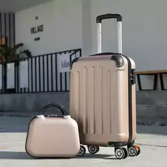Conjunto de malas rolantes e bolsas de viagem com rodas giratórias 20 '' maleta de bagagem com carrinho de cabine grande capacidade na internet
