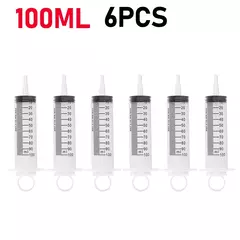 Seringa de Alimentação sem Agulha, Enchimento de Cola, Enema, Nutriente Estéril, Rega para Hidroponia Industrial, 60ml, 100ml - Wolf Magazine