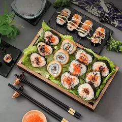 Kit japonês de sushi, Bola de arroz, Molde do rolo do bolo, DIY Home Sushi Making Tool, Ferramenta multifuncional de cozinha de plástico - comprar online