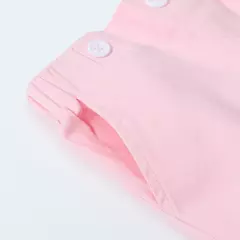 Conjunto de suspensão de bebé e menina, fantasia de fotografia formal, fato de Páscoa e dia dos namorados, roupa infantil, presente de festa rosa