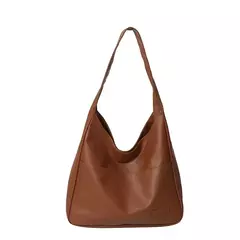 Sacola de grande capacidade feminina, simples e versátil, bolsa de ombro da moda, moda para estudantes e sala de aula, nova - comprar online