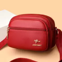 Bolsa mensageiro de couro macio para mulheres, bolso múltiplo, resistente ao desgaste, bolsa feminina de luxo, bolsa de alta qualidade na internet