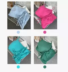 Imagem do Shorts de ioga respirável de cintura alta para mulheres, leggings esportivos, fitness, corrida, ciclismo, treino, ginásio, verão, 2024