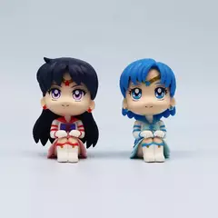 Sailor moon anime figura q versão kawaii marinheiro marte jupiter mercúrio venus figura de ação pvc coleção modelo boneca brinquedo para crianças - loja online