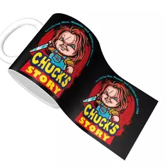 Personalizado horror assassino chucky canecas de café diy filme do jogo da cria - loja online