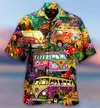 Flamingo desenho animado 3D dos homens camisa havaiana, camisa de praia extragrande, tops de manga curta, roupas masculinas engraçadas, moda verão, nova