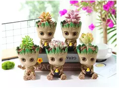 Desenhos animados Groot Figurines para Decoração de Casa, Modelo Miniatura, Desktop Display, Artesanato, Árvore Homem Ornamento, Decoração Do Escritório, 5cm na internet