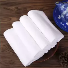 White Soft Microfiber Fabric Face Toalha, Panos de lavagem, Toalhas de mão, Portátil, Multifuncional, Limpeza, Hotel, 5-10 Pcs