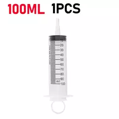 Seringa de Alimentação sem Agulha, Enchimento de Cola, Enema, Nutriente Estéril, Rega para Hidroponia Industrial, 60ml, 100ml