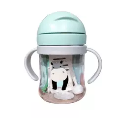 Copo de alimentação do bebê com palha, Crianças aprendem bebendo garrafa, Kids Training Cup, 250ml na internet