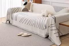 Chenille Sofá Throw Blanket com Tassel, Modern Luxury Cover, Four Season Sofa Cover, Full Covers, Dustproof, Toalha de casa, 1 Pc