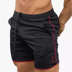 Imagem do Calções esportivos de secagem rápida masculina, corrida, ginástica, ginástica, calças curtas, verão, novo, 2023