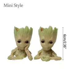 Imagem do Desenhos animados Groot Figurines para Decoração de Casa, Modelo Miniatura, Desktop Display, Artesanato, Árvore Homem Ornamento, Decoração Do Escritório, 5cm