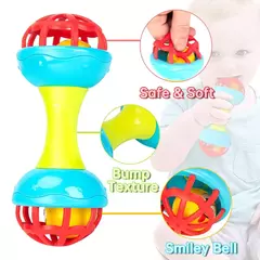 Brinquedos Educativos Sensoriais para Meninos e Meninas, Grab Spin Chattles, Presente Recém-nascido, Infantil, 0-12 Meses, Shaker, Grab - loja online