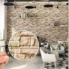1 pçs 77cm * 70cm 3d adesivo de parede imitação tijolo quarto decoração da na internet