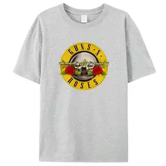Imagem do T-shirt de algodão estampado, banda de hard rock, Te Hip Hop, roupa de música masculina e feminina, verão 2022