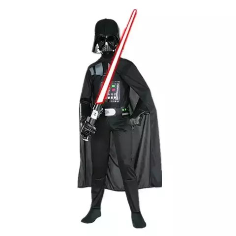 Meninos clássico filme máscara traje impresso dos desenhos animados darth vader capa armadura macacão halloween crianças fantasia cosplay traje
