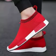 Imagem do Sapatos de corrida de caminhada para homem sapatos de corrida de tênis de homem de meia 38-47 super leve respirável