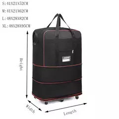 Mala Oxford Dobrável Expansível Unisex, Bagagem Portátil com Rodas, Mala de Rolamento, Transportador Aéreo, Bolsa de Viagem, Novo - loja online
