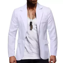 Blazer de retalhos casual masculino, ternos masculinos, jaqueta de um botão slim fit, nova moda, M-XXXL